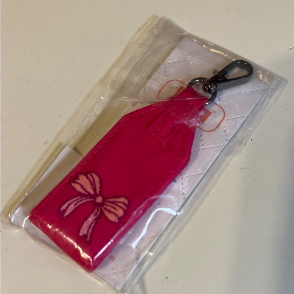 New. Lug. Rosette pink bow oversized puller.